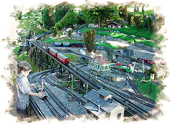 Eisenbahnanlage Altes Bergmannshaus